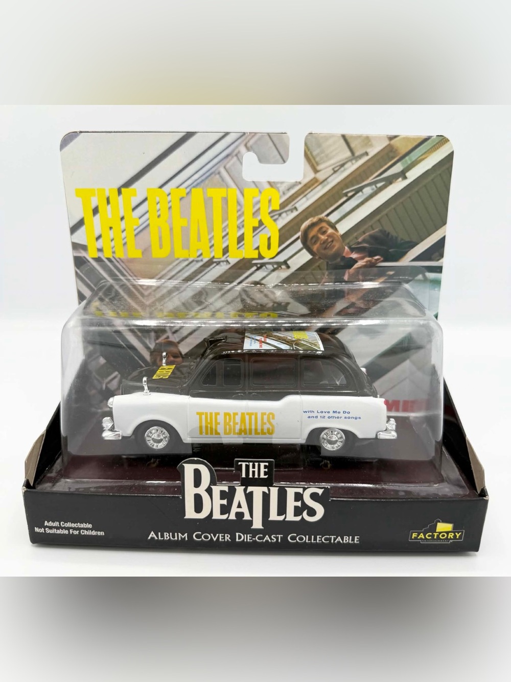 The Beatles - The Beatles - Album Cover Die-Cast Taxi - 1:36 Scale - Sealed